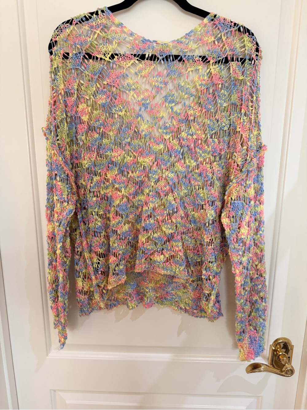 POL Pastel Open-Knit Cardigan